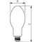 Philips LED bulb 18W replacement 80 (HPL 80W, SON 70W)W 3000lm 3000K TForce Core LED HPL 18W E27 830 FR 3 years warranty
