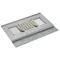 Piastra con boccole Cabstop, larghezza 800