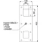 Piastra di montaggio in acciaio SPM1 per tetto piano, spessore lamiera - 2 mm