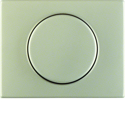 Piastra frontale, manopola di regolazione per dimmer rotativo, acciaio inossidabile.