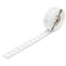 Piastre per bottoni 27 x 18 mm, argento