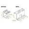 Підлоговий кронштейн довжиною 50 мм