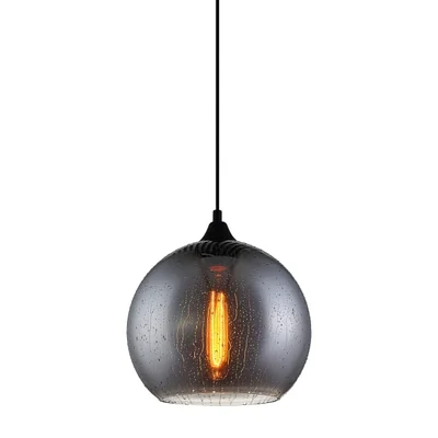 Підвісний світильник ITALUX Tabby E27 40W 220V IP20 чорний