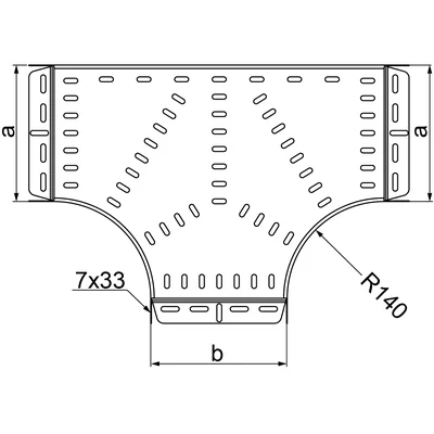 Pièce en T TKPP/TKPOP150H60 pour profilé en U, épaisseur de tôle : 1,50 mm