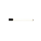 PIERA Aplique 79cm 16W 3000K 1650lm LED integrado IP20 negro