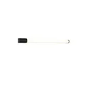 PIERA Aplique 79cm 16W 3000K 1650lm LED integrado IP20 negro