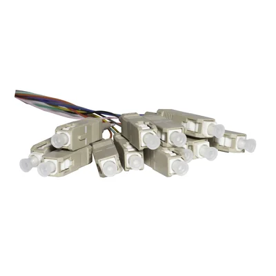 Pigtail MM OM2 SC/UPC 50/125 Easy Strip 2 m, 12 Stück, farbig