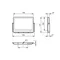 PILA LED floodlight 20W 1900lm 4000K IP65 black