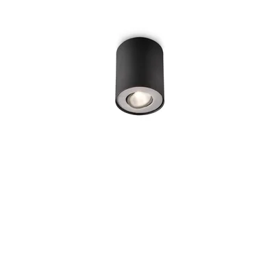 PILLAR single spot black 1x50W 230V Spot lighting