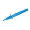 Pin probe with banana socket blue