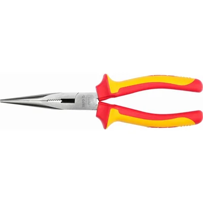 Pince à bec long droit 200 mm VDE