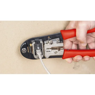 Pince à sertir connecteur modulaire 8P 6P 4P 195mm TPR SK5