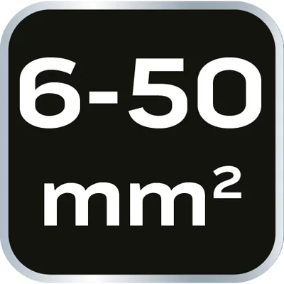 Pince à sertir pour cosses 6-50 mm² (10-1 AWG), 390 mm