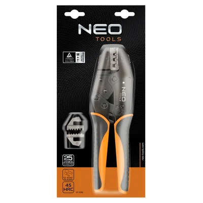 Pince à sertir pour manchons d'extrémité de fil 0,5 - 16 mm2 (22-6 AWG)