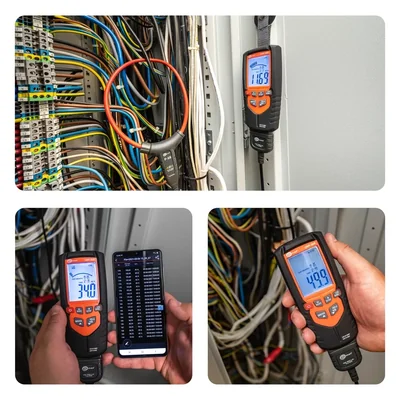 Pince ampèremétrique CMP-3kR avec enregistreur