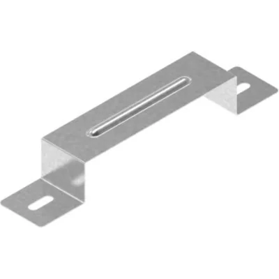 Pince de caniveau pour fixation double face du caniveau au sol, largeur 252mm, hauteur 30mm