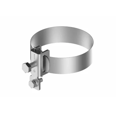 Pince de mise à la terre pour câble isolé haute tension PW en acier inoxydable