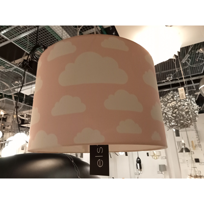 Pink clouds Children's pendant lamp