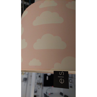 Pink clouds Children's pendant lamp