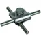 Pinza de MV para cable Ø 8-10 mm, 200 kA, con tornillo de cabeza hexagonal, acero inoxidable MVK 200 8.10 SKM10X30 V2A