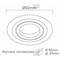PIO BIANCO White recessed ceiling lamp