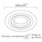 PIO BIANCO White recessed ceiling lamp