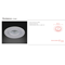 PIO BIANCO White recessed ceiling lamp