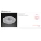 PIO BIANCO White recessed ceiling lamp