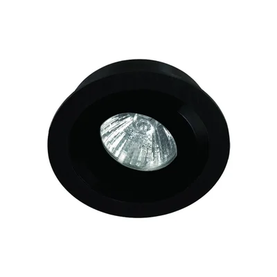 PIO NERO Lámpara empotrable 9,2cm 8W GU10 IP20 negro