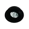 PIO NERO Lámpara empotrable 9,2cm 8W GU10 IP20 negro