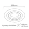 PIO NERO Recessed lamp 9.2cm 8W GU10 IP20 black