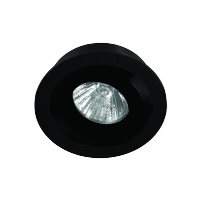PIO NERO Recessed lamp 9.2cm 8W GU10 IP20 black
