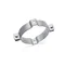 Pipe clamp for pipes OD 160mm, hot-dip galvanized QOG 160