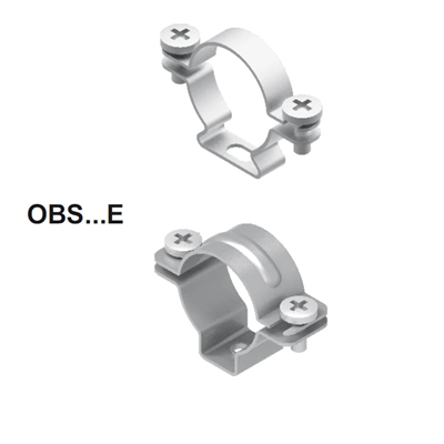 Pipe clamp, galvanized, width 6mm, diameter 35-40mm