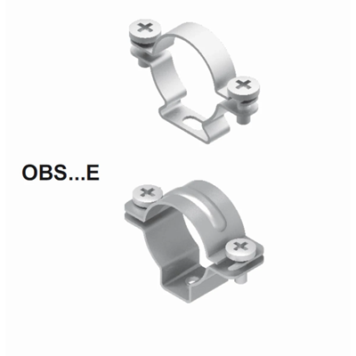 Pipe clamp, galvanized, width 6mm, diameter 35-40mm