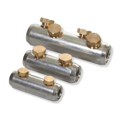Pipe connector with shear bolt up to 35kV ALVEMO-10-35/2