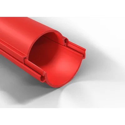 Pipe divided into sections, diameter 225mm, QRD 225, RED