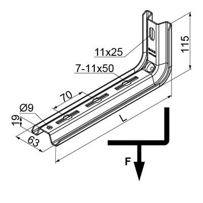 Pipe support WFL400