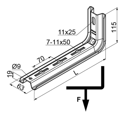 Pipe support, WFL/WFLO300