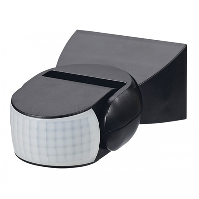 PIR motion sensor black IP65