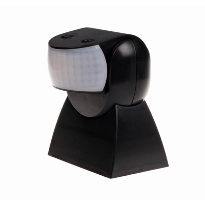 PIR motion sensor black IP65