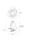 PIRCE MINI Suspension blanc