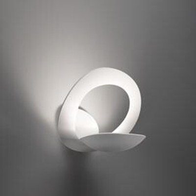 PIRCE White display wall lamp