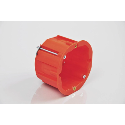 PK 60 installation box for hollow walls, orange connection plate