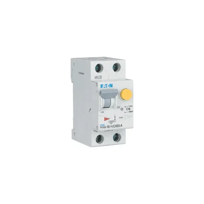 PKNM-16/1N/C/003-A-MW Interruttore automatico combinato 10kA, In=16A, IΔN=0.03A, caratteristica C, tipo A, polo 1+N. Serie PKNM