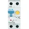 PKNM-20/1N/C/003-MW Interruttore automatico combinato 10kA, In=20A, IΔN=0.03A, caratteristica C, tipo AC, 1+N polo. Serie PKNM