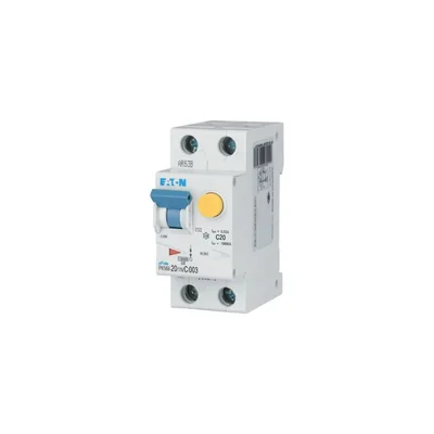 PKNM-20/1N/C/003-MW Interruttore automatico combinato 10kA, In=20A, IΔN=0.03A, caratteristica C, tipo AC, 1+N polo. Serie PKNM