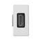 Placa adaptadora K45/2 HDMI-HDMI 22, 5x45mm + inserto, blanco puro