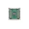 Placa de conector K45 VGA (D-Sub 15) 45x45mm + inserto, terminales de tornillo, blanco puro