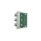 Placa de conectores Simon Connect TSC-K105B-8 K45/2 3x RCA (CINCH) 22,5x45mm + insertos; terminales de tornillo; aluminio